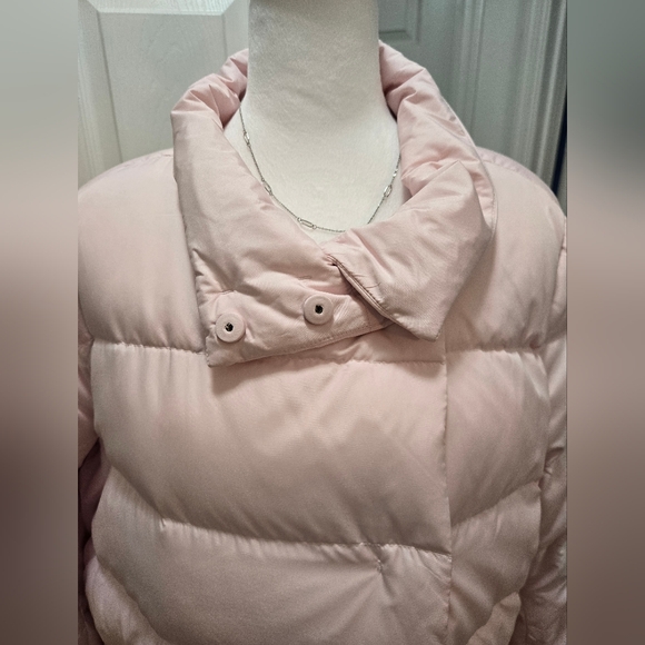 JJill Down-filled quilted pale pink puffer jacket Size Large - Picture 5 of 16